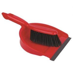 ValueX Dustpan & Soft Brush Set Red - 0906059
